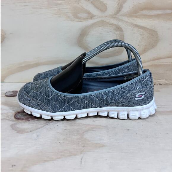 Skechers - Memory Foam Slip-On - Sneakers - Gray - Women's - 7.5 - Picture 3 of 9